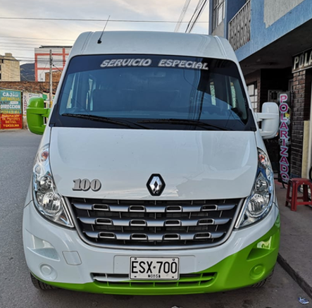 minibus-type vehicle with a capacity of up to 19 passengers